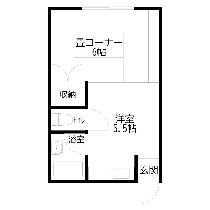 ＹＭコーポの間取り