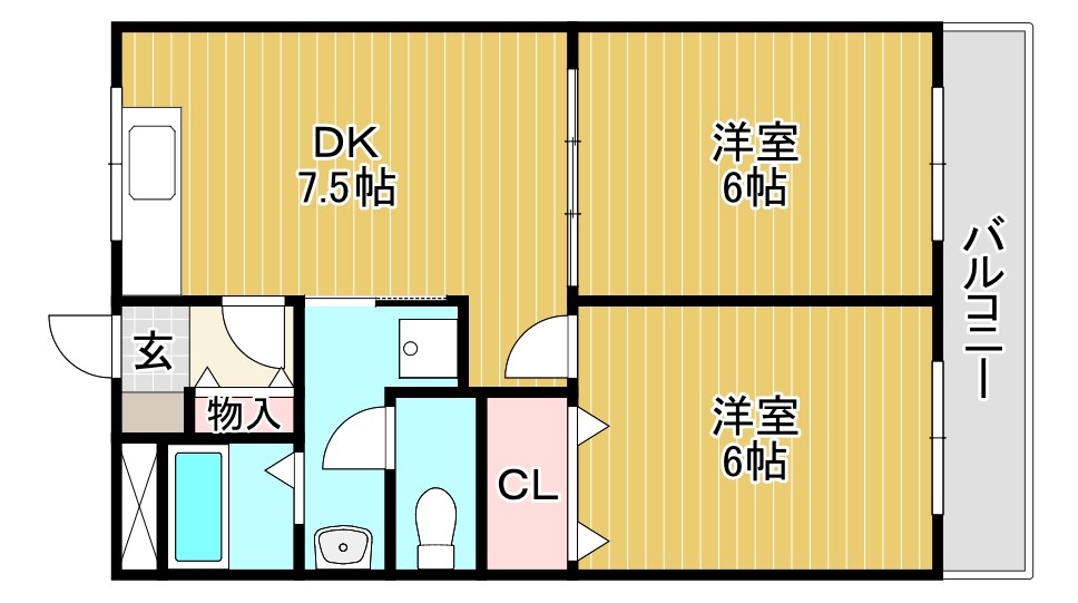 グリーンコートIIの間取り