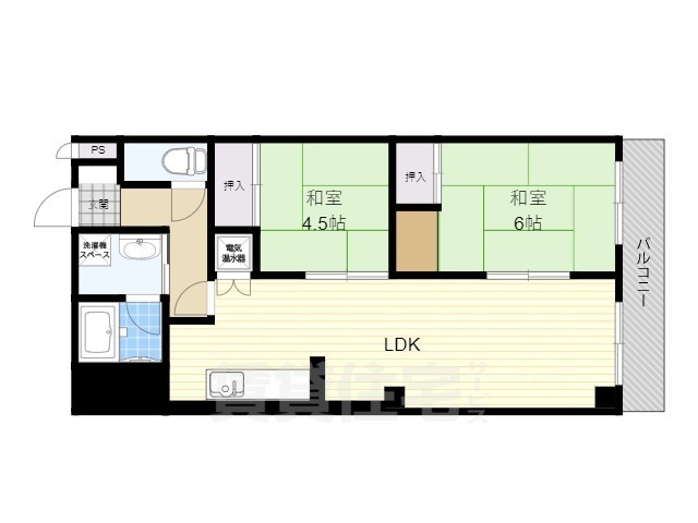 龍宝マンションの間取り