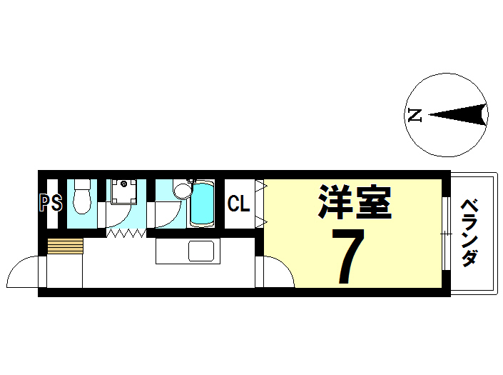 サニーハウスの間取り