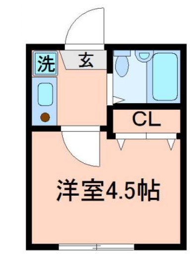 墨田区立花のアパートの間取り