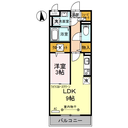 メルヴェーユの間取り