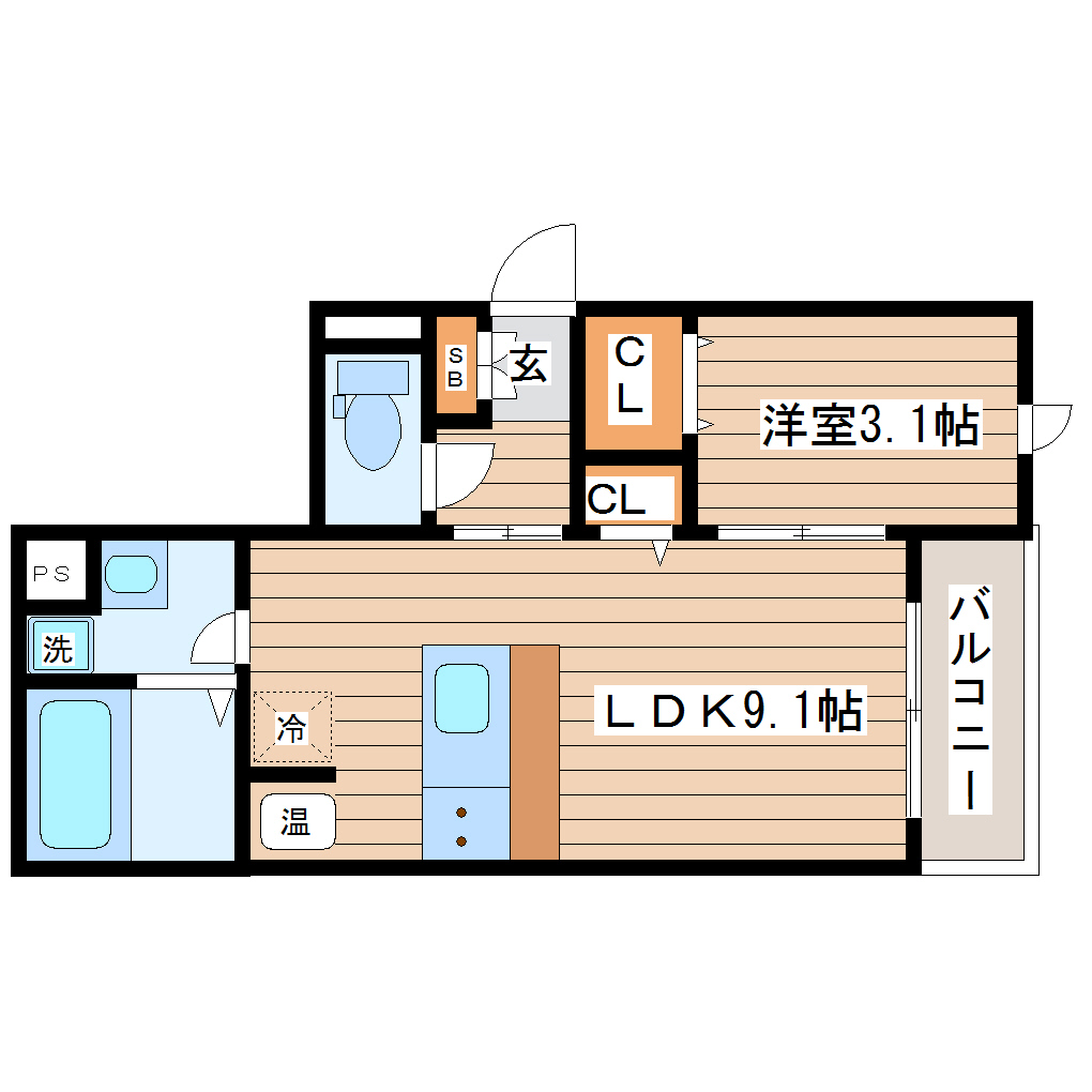 アーバンコートIIの間取り