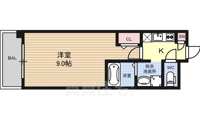 パルティール浅間町の間取り