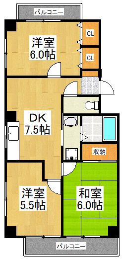 モンレーブ大町の間取り