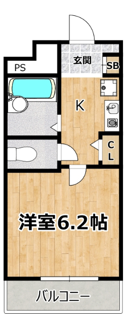 リーガル塚本IIの間取り