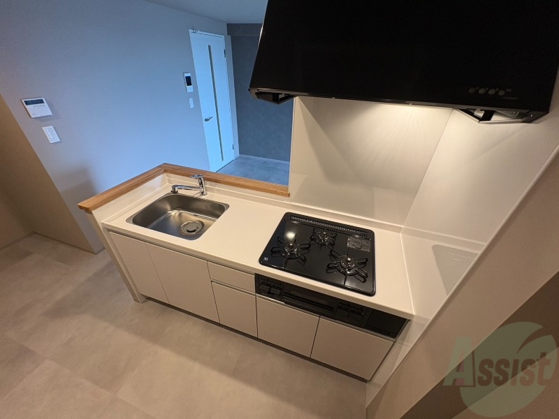 キッチン　システムキッチンなので、すぐお料理に使えます！