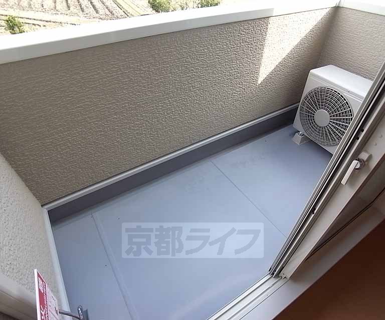 バルコニー　物の干しやすいスペース。