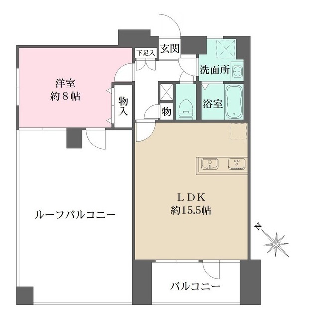 クレベール西新宿の間取り写真
