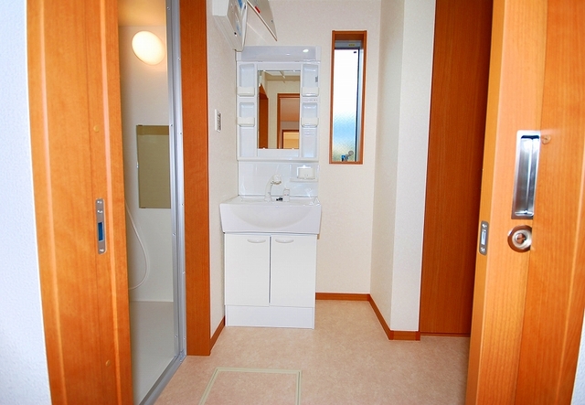 洗面設備　脱衣場