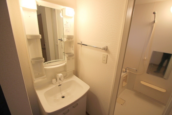 洗面設備　※別号室の写真です。