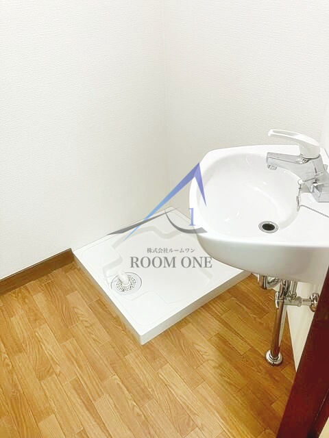 洗面設備　洗面台です。