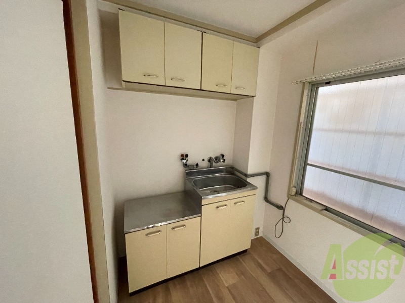 キッチン　２口コンロ設置可能です！