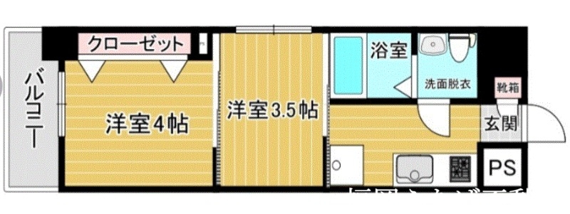 リファレンス博多駅前の間取り写真