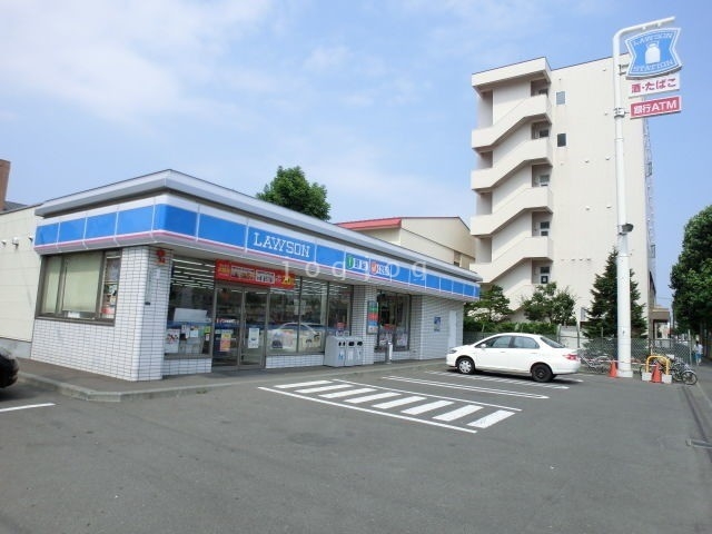 コンビニ　ローソン札幌北14条店（コンビニ）まで195m