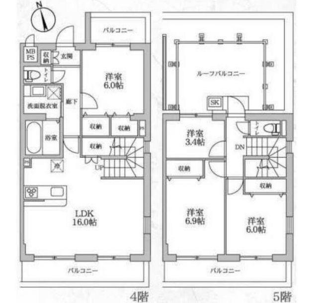 Serenityの間取り写真