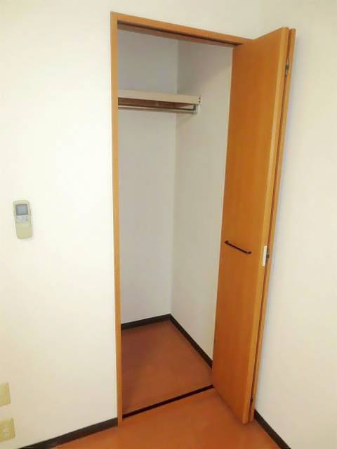収納　奥行きのある洋室のクローゼットです