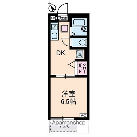 東京メトロ日比谷線 中目黒駅 徒歩10分 2階建 築29年の間取り写真