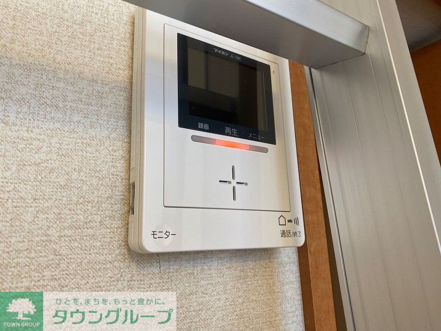 セキュリティ　モニター付きインターホン
