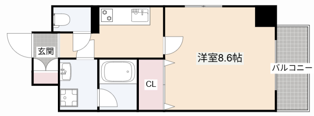 ＪＲ東海道本線 高槻駅 徒歩5分 7階建 築14年の間取り写真