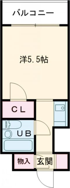 京成押上線 京成曳舟駅 徒歩11分 5階建 築39年の間取り写真