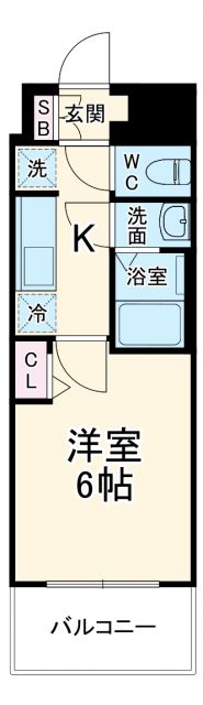 プレサンス太閤通駅前デュプルの間取り写真