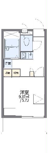 レオパレスユズの間取り