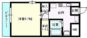 ウェイク文京台115号の間取り