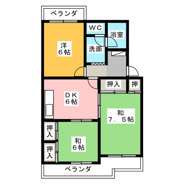 マンションラフィーネの間取り