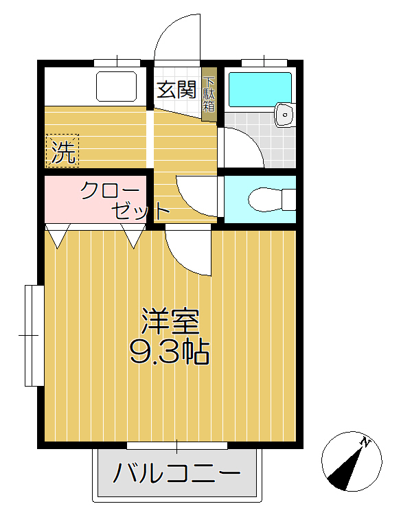 藤コーポ（小玉台A）の間取り