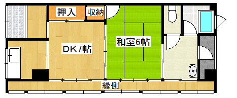 ハイツ平野駅前の間取り