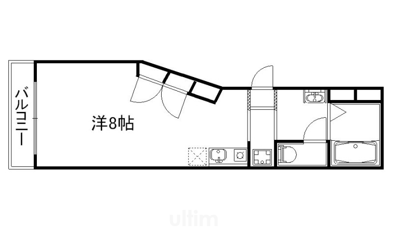 クレーデル四条の間取り