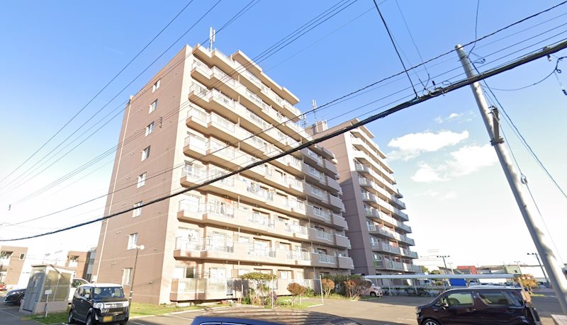札幌市手稲区新発寒五条のマンションの建物外観