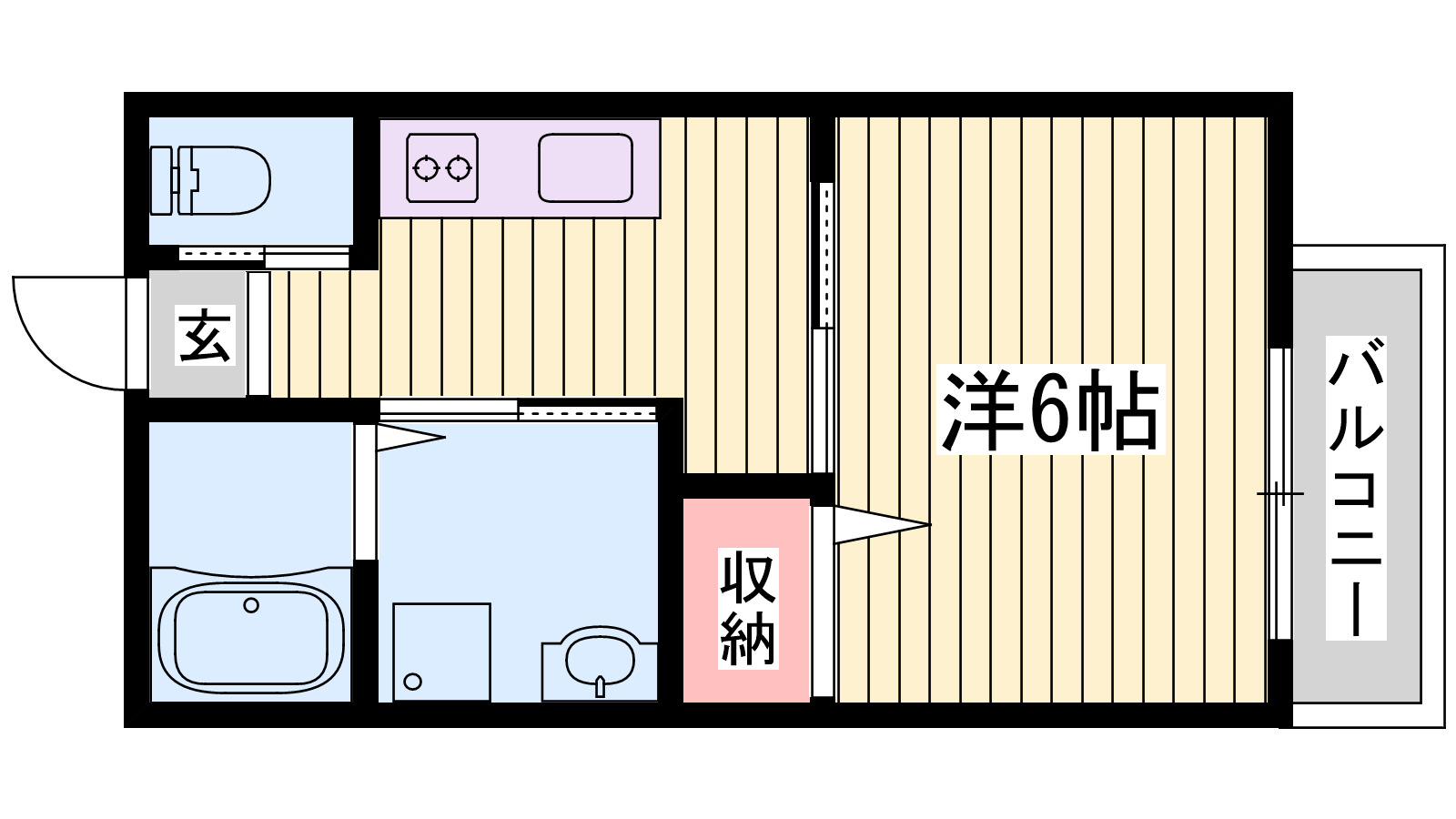 SKハイツの間取り