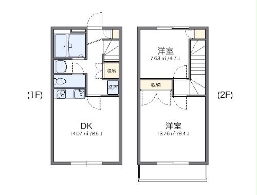 レオパレス神山の間取り