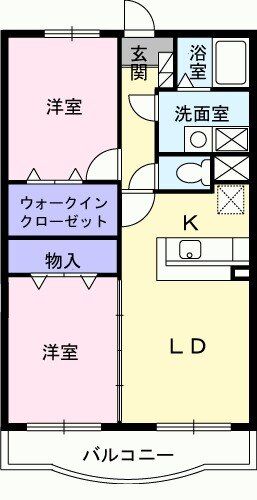 ルピナス　Ａ棟の間取り