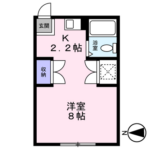 若葉ハイツIの間取り