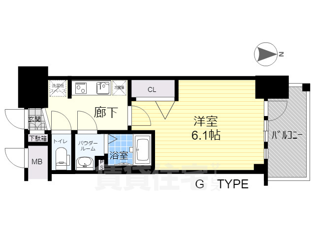 プレサンス新大阪ストリームの間取り