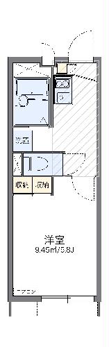 レオパレスシェソワ広の間取り