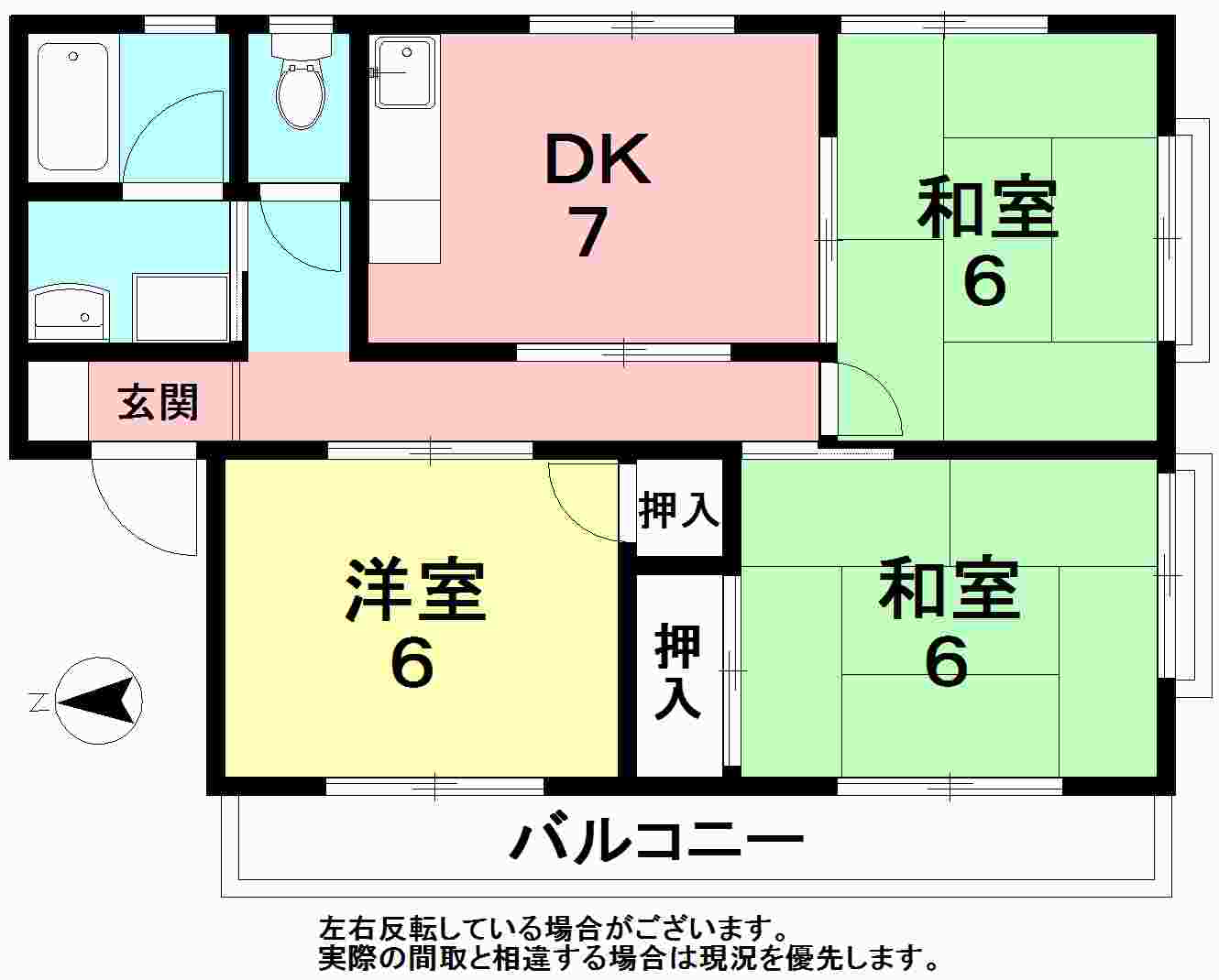 ソレールＭの間取り