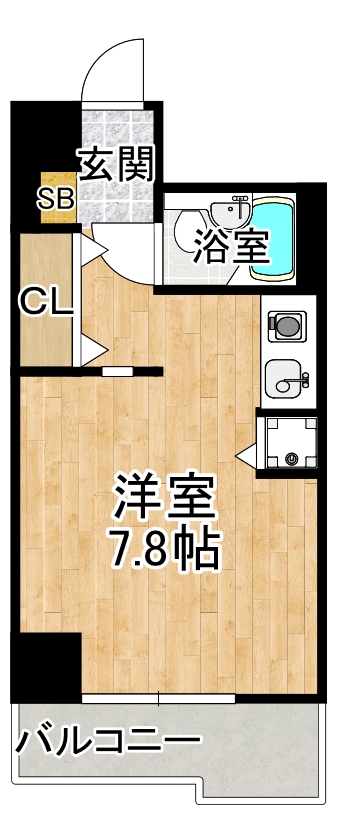 【学が丘カレッジハイツの間取り】