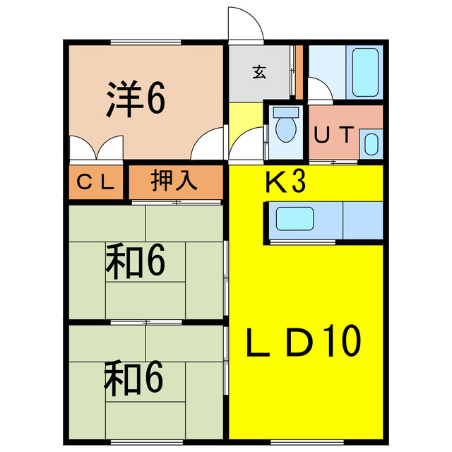 第一小山マンションの間取り