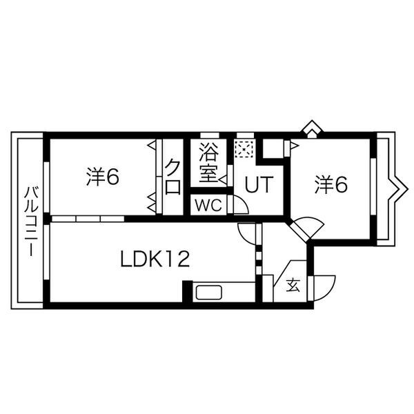 メゾンドボヌー上名古屋の間取り