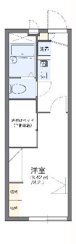 レオパレスドナヴィータの間取り