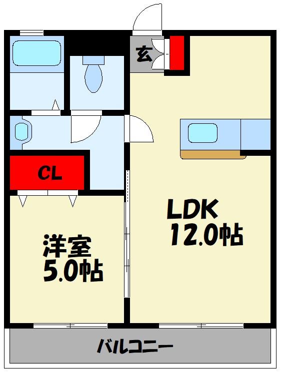 【サンフィールドの間取り】