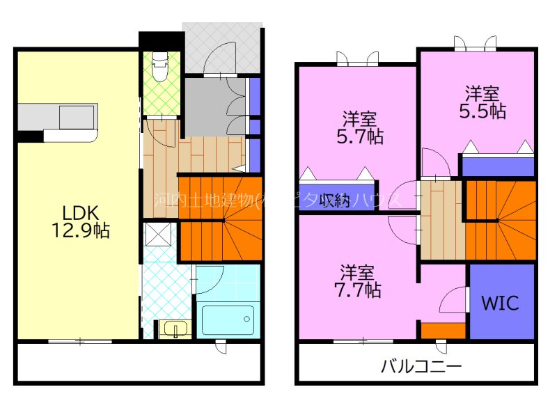 もてぎテラス Iの間取り