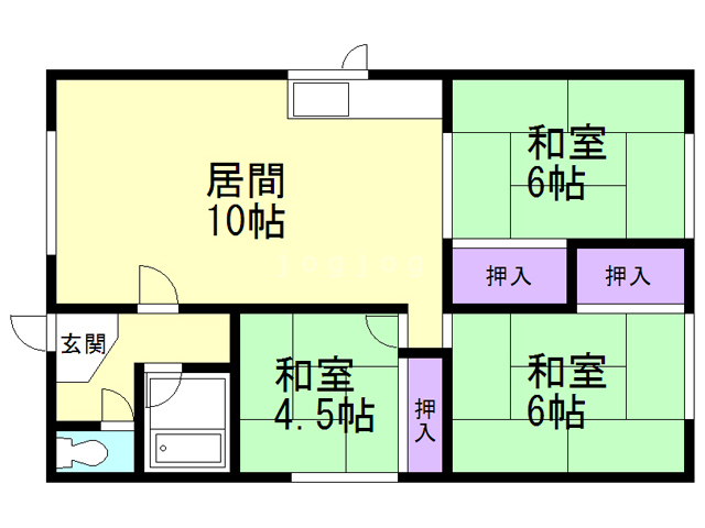 ルエメゾン白石の間取り