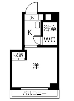 【トーエー新深江ビルの間取り】