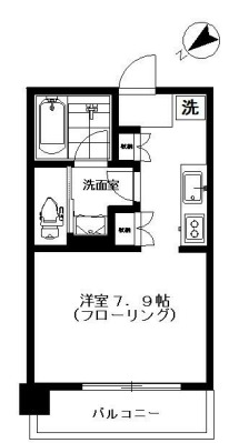 ブリリアタワー浜離宮の間取り