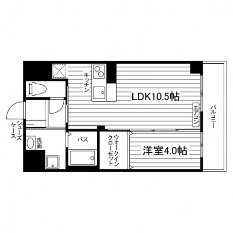 いよてつロフティ横河原駅の間取り